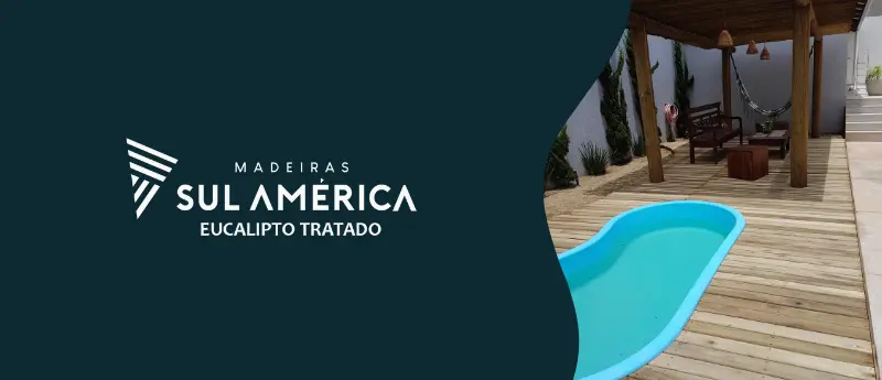 Deck de eucalipto tratado no atacado direto da fábrica