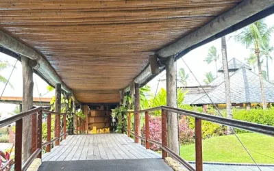 Pergolado de eucalipto tratado para a sua área externa