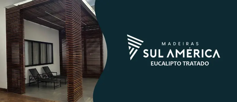 Ripas de eucalipto na construção civil