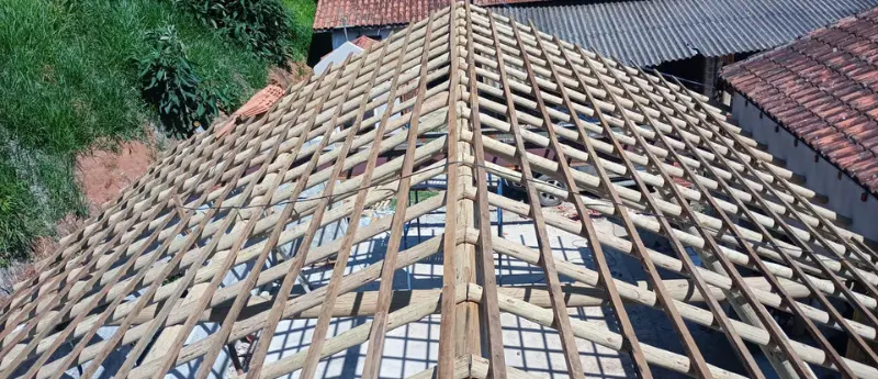 Ripas de eucalipto sustentabilidade na construção