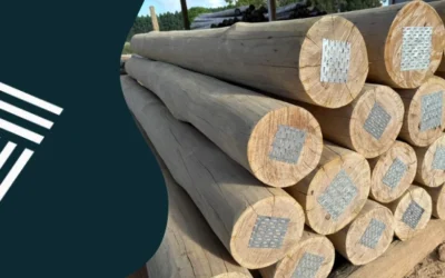 Palanque de eucalipto tratado no atacado